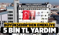 Denizli'de Büyükşehir'den Emekliye 5 bin TL’lik Ramazan desteği