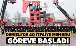 Denizli'de 40 İtfaiye Memuru Göreve Başladı