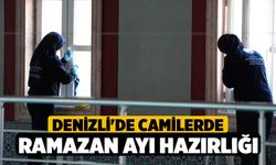Denizli'de Camilerde Ramazan Ayı Hazırlığı
