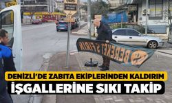 Denizli'de Zabıta Ekiplerinden Kaldırım İşgallerine Sıkı Takip