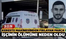 Kereste makinesinden fırlayan parça işçinin ölümüne neden oldu