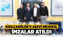 Kızılcabölük’e Aşevi Müjdesi, İmzalar Atıldı