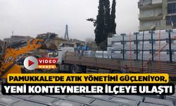 Pamukkale’de Atık Yönetimi Güçleniyor, Yeni Konteynerler İlçeye Ulaştı