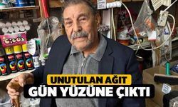 Unutulan ağıt gün yüzüne çıktı