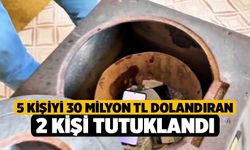 5 Kişiyi 30 milyon TL Dolandıran 2 Kişi Tutuklandı