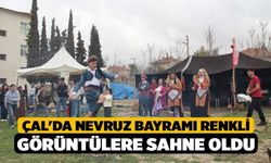 Çal'da Nevruz Bayramı renkli görüntülere sahne oldu