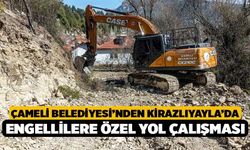 Çameli Belediyesi’nden Kirazlıyayla’da Engellilere Özel Yol Çalışması