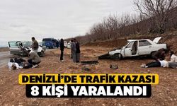 Çameli ve Çivrilde iki trafik kazası, 8 kişi yaralandı