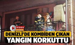 Denizli'de Kombiden Çıkan Yangın Korkuttu