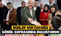 Kızılay 450 çocuğu gönül sofrasında buluşturdu
