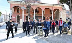 Vali Köşger, Kayalık Camisinde incelemelerde bulundu