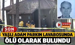 Yaşlı adam parkın lavabosunda ölü olarak bulundu