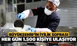 Büyükşehir’in İyilik Sofrası Her Gün 1.500 Kişiye Ulaşıyor