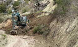 Çameli’de Yağış Sonrası Göçük, Belediye Ekipleri Sahada