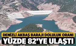 Denizli Akbaş Barajı Doluluk Oranı Yüzde 82’ye Ulaştı