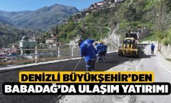 Denizli Büyükşehir’den Babadağ’da ulaşım yatırımı