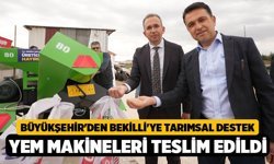 Denizli Büyükşehir'den Bekilli'ye tarımsal destek: Yem makineleri teslim edildi