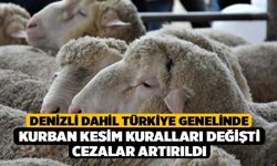 Denizli Dahil Türkiye Genelinde Kurban Kesim Kuralları Değişti: Cezalar Artırıldı
