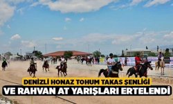 Denizli Honaz Tohum Takas Şenliği ve Rahvan At Yarışları Ertelendi