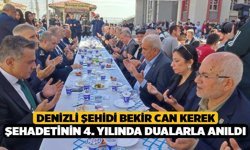 Denizli Şehidi Bekir Can Kerek Şehadetinin 4. Yılında Dualarla Anıldı
