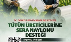 Büyükşehir'den Tütüncüye Sera Naylonu Desteği