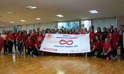 Denizli'de 80 Kadın Zumba ile Farkındalık Yarattı