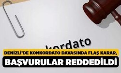 Denizli’de Konkordato Davasında Flaş Karar, Başvurular Reddedildi