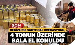Denizli’de Sahte Bal Operasyonu, 4 Tonun Üzerinde Bala El Konuldu
