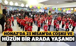 Honaz'da 23 Nisan'da coşku ve hüzün bir arada yaşandı