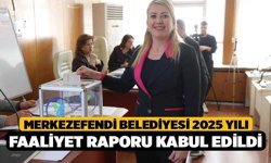 Merkezefendi Belediyesi 2025 Yılı Faaliyet Raporu Kabul Edildi