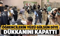 Öğrencilerin Yüzü Gülsün Diye Dükkanını Kapattı: Denizli’de Yürek Isıtan Etkinlik