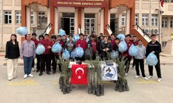 Pamukkale Belediyesi’nin Desteğiyle Atıklar Gençlerin Elinde Fidana Dönüştü!