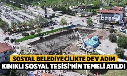 Sosyal belediyecilikte dev adım: Kınıklı Sosyal Tesisi’nin temeli atıldı