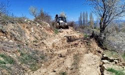 Denizli Çameli’nde Arazi Yolları Açma Çalışmaları Hız Kesmeden Sürüyor