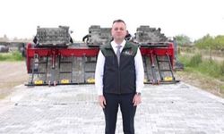 Çivril Belediyesi envanterine parke taşı serme makinesiyle genişletti