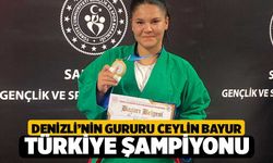 Denizli’nin Gururu Ceylin Bayur Türkiye Şampiyonu! Minderde Rakip Tanımadı