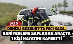 Denizli Bozkurt’ta Feci Kaza, Bariyerlere Saplanan Araçta 1 Kişi Hayatını Kaybetti