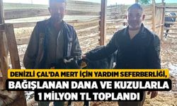 Denizli Çal’da Mert İçin Yardım Seferberliği, Bağışlanan Dana ve Kuzularla 1 Milyon TL Toplandı