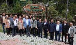Denizli Çameli’de Yenimahalle Göleti projesi değerlendirildi, AK Parti heyeti sahada
