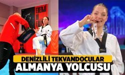 Denizlili Tekvandocular Almanya Yolcusu