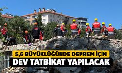 Denizli’de 5.6 Büyüklüğünde Deprem için Dev Tatbikatı