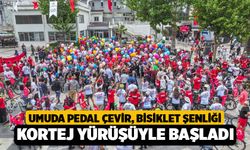 Denizli'de Bisiklet Şenliği Kortej Yürüyüşüyle Başladı