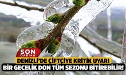 Denizli’de Çiftçiye Kritik Uyarı: Bir Gecelik Don Tüm Sezonu Bitirebilir!