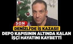 Denizli'de İş Kazası! Depo Kapısının Altında Kalan İşçi Hayatını Kaybetti