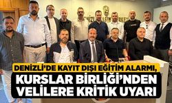 Denizli’de kayıt dışı eğitim alarmı, Kurslar Birliği’nden velilere kritik uyarı
