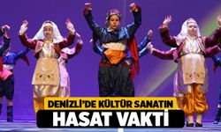 Denizli’de Kültür Sanatın “Hasat” Vakti: Minik Yıldızlar Anadolu’nun Renklerini Sahneye Taşıdı