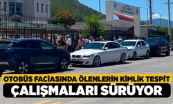 Denizli'de Otobüs Kazasında Hayatını Kaybedenlerin Kimlik Tespit Çalışmaları Sürüyor