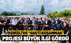 Denizli'de ‘Vakti Kuşanmak' projesi büyük ilgi gördü