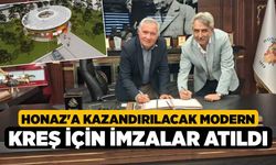 Honaz'a kazandırılacak modern kreş için imzalar atıldı