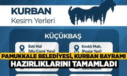 Pamukkale Belediyesi, Kurban Bayramı Hazırlıklarını Tamamladı